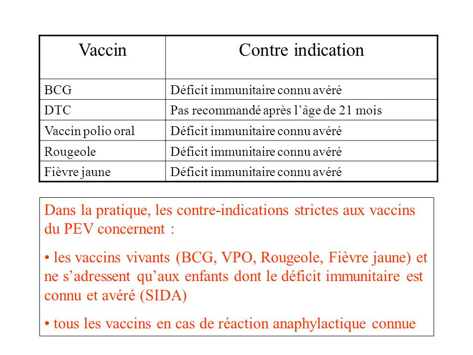 vaccin 5 mois fievre