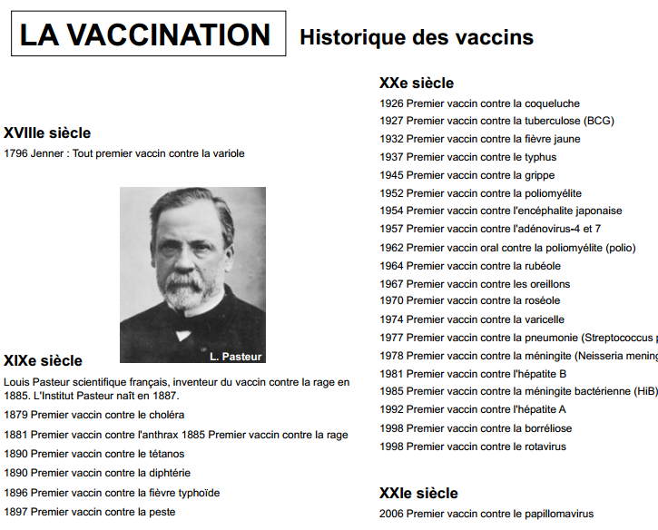 vaccin grippe typhoide