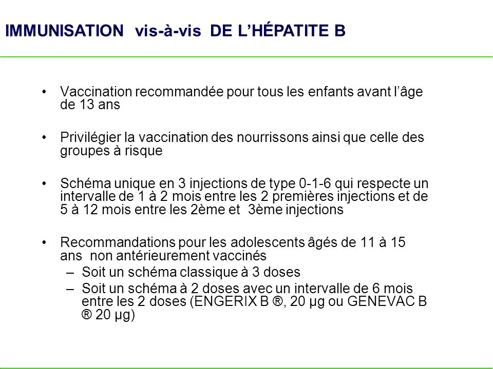 vaccin hepatite b 6 mois