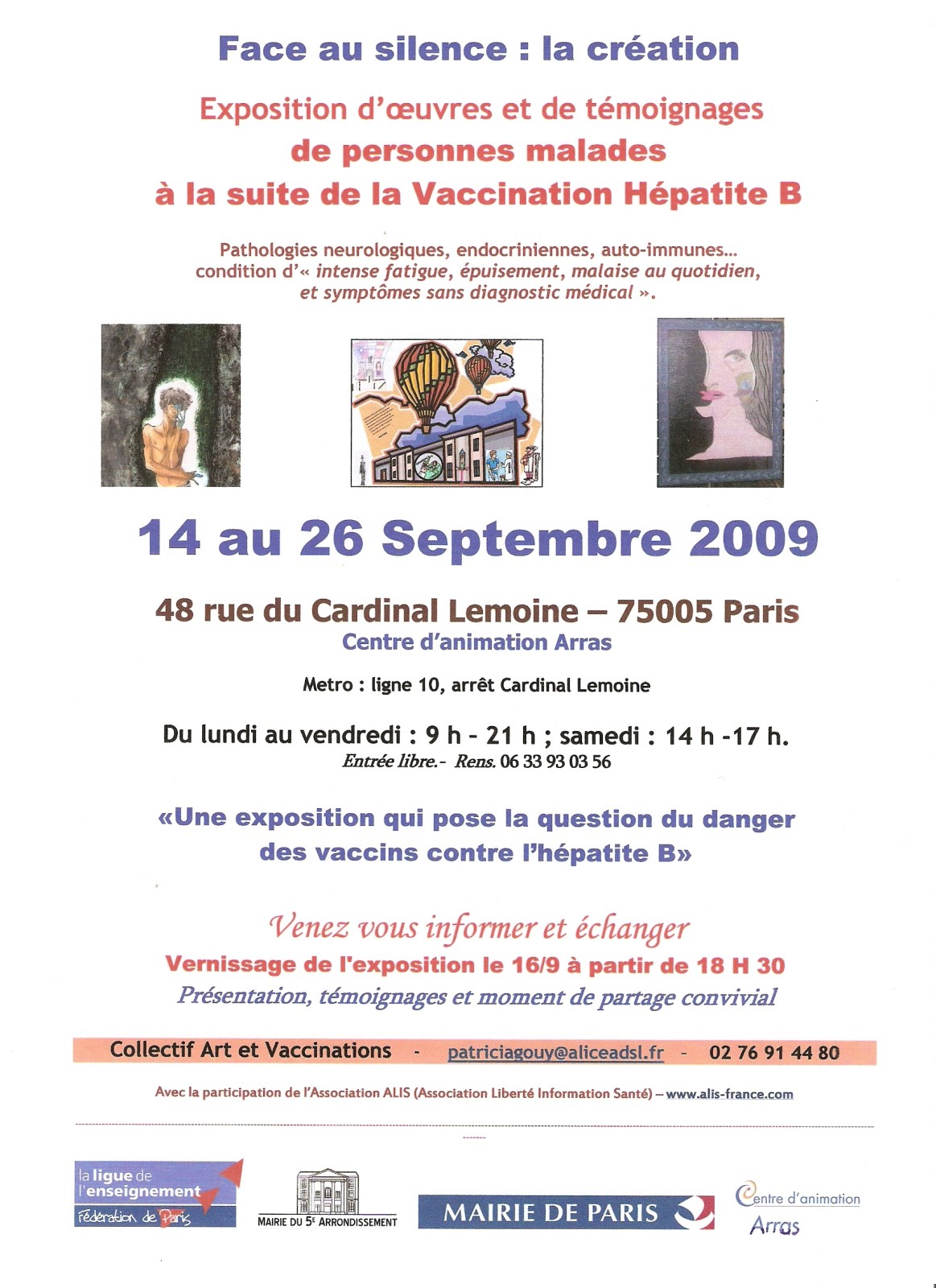 vaccin hepatite b a paris