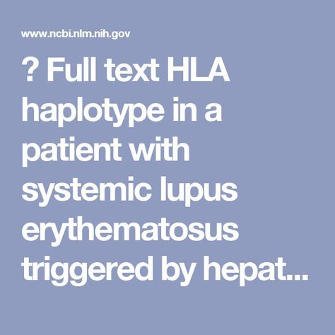 vaccin hepatite b et lupus