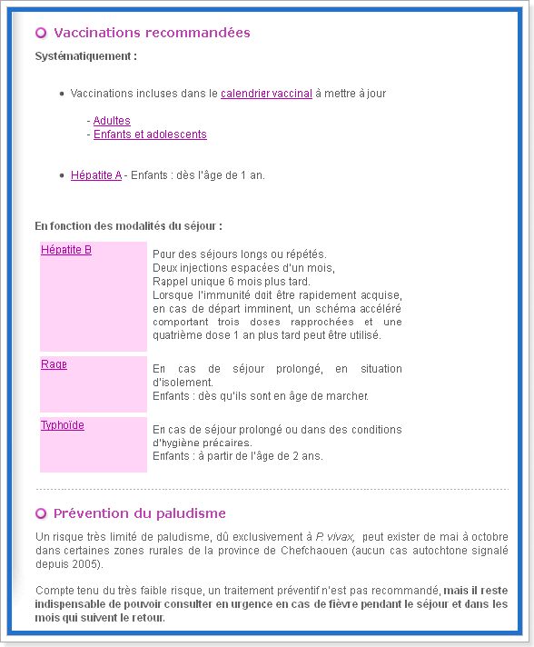 vaccin hepatite b maroc