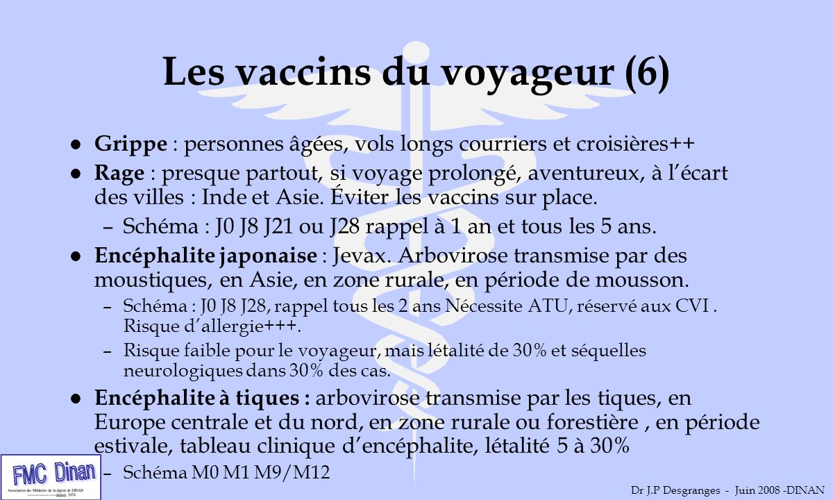 vaccin obligatoire asie
