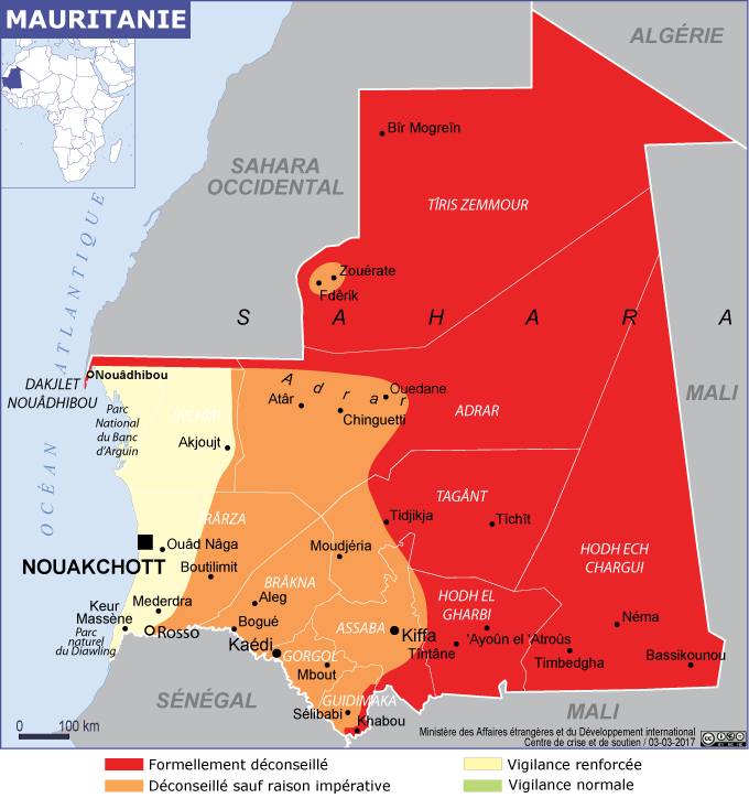 vaccin obligatoire mauritanie