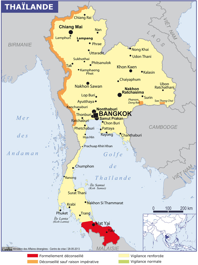 vaccin obligatoire pour la thailande