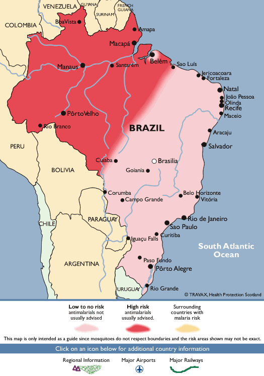 vaccin obligatoire voyage bresil