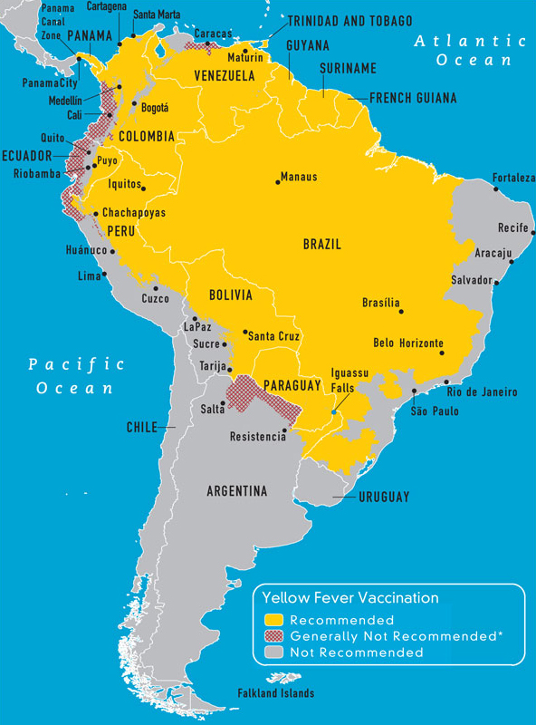 vaccin obligatoire voyage bresil